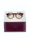 Funda de Gafas Piel Burdeos