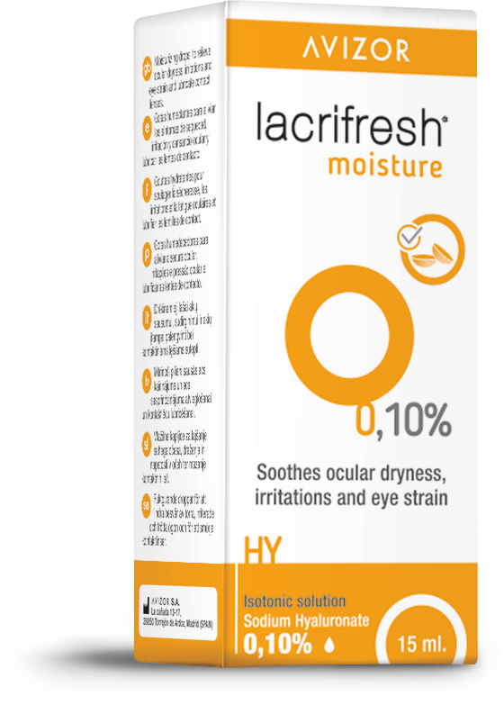 Humectante Lacrifresh Moisture 0,10% 15 ml  Avizor