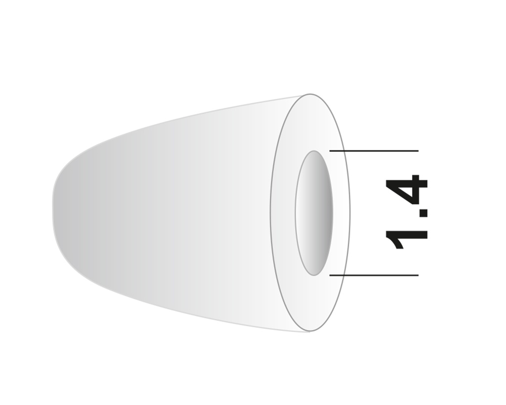 Capuchón Plástico(Ï:1,4 mm) 50 uds.