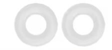 Terminal retenedor silicona antideslizante (Limitador de varillas) 3 Pars