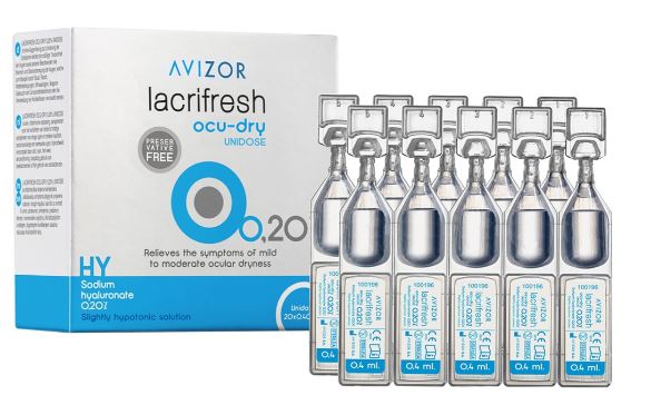 Humectante Lacrifresh Ocu Dry 0.20% 20 X 0,4 ml  Avizor