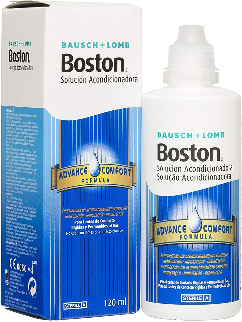 Boston  Solución Acondicionadora 120 ml  Bausch & Lomb.