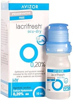 Humectante Lacrifresh Ocu Dry 0.20% 10 ml  (Aptar)  Avizor