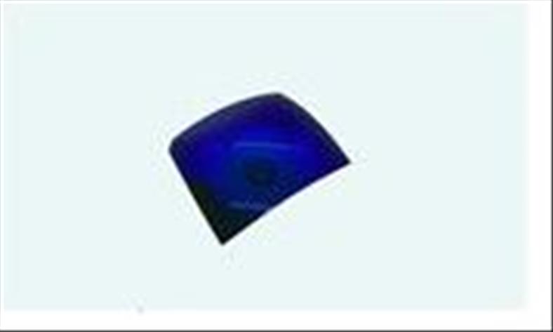 Lámina Solar Polarizada 0.7 mm Unif 85% Azul Espejado 65X55 Base 4 (2PK)