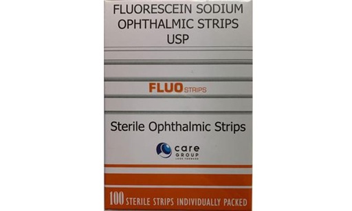 [LCON.175] Fluorescein Sodium 100 Tiras de Fluoresceína Lenticón