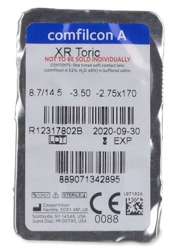 Biofinity Toric XR Blister Coopervision