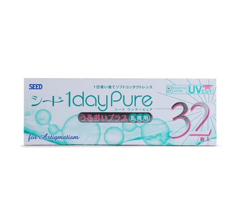 Seed 1 Day Pure Astigmatismo Eurolent (32 Pk)