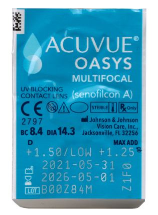 Acuvue Oasys Multifocal Blister Johnson & Johnson 