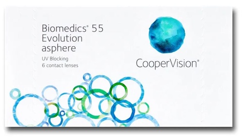 Biomedics 55 Evolution 6 Pk Coopervision 