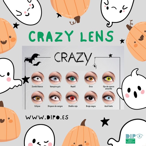 [DIS.LCH10] ***HALLOWEEN***Lentillas Crazy Fantasia 10 Uds .(Semanales)
