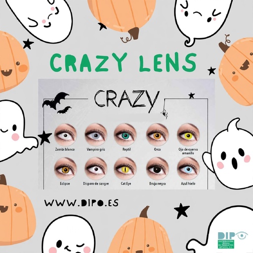 [DIS.LCH10] ***HALLOWEEN***Lentillas Crazy Fantasia 10 Uds .(Semanales)