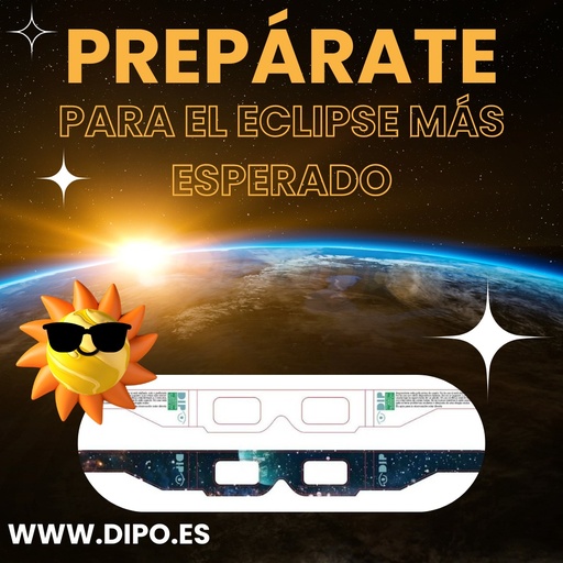 [GGGES50] Gafa Eclipse 50 Unidades (ISO 12312-2 CE)