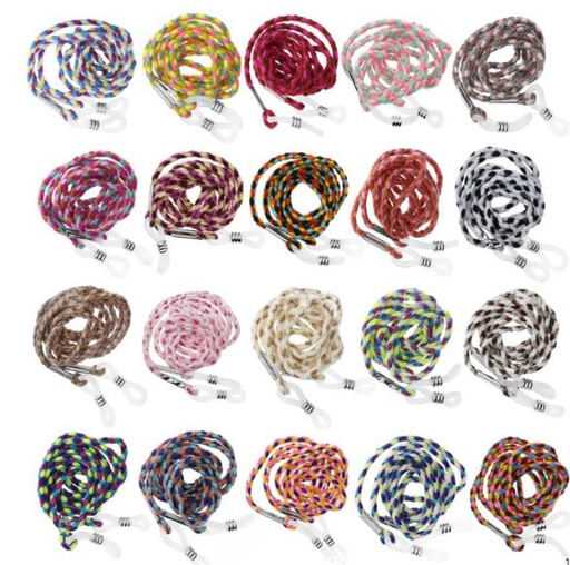 [CORD13] Cordón Fino Trenzado Colores 12 Uds