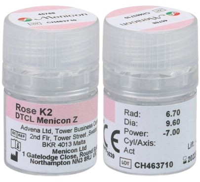 Rose K2/NC/IC/PG DK alto Menicon 
