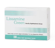 LISSAMINE GREEN 100 TIRAS  (TEST DE OJO SECO)  TIEDRA