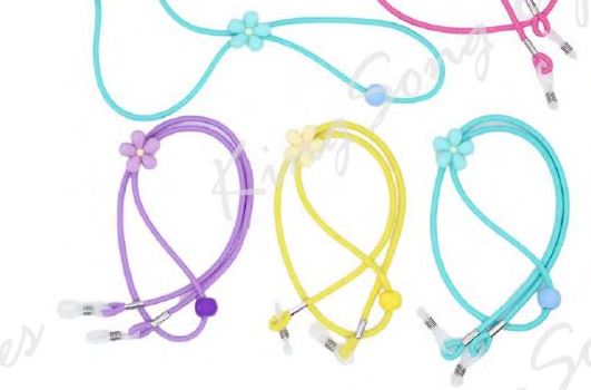 Cordon Elastico Infantil Flor (6 uds)  