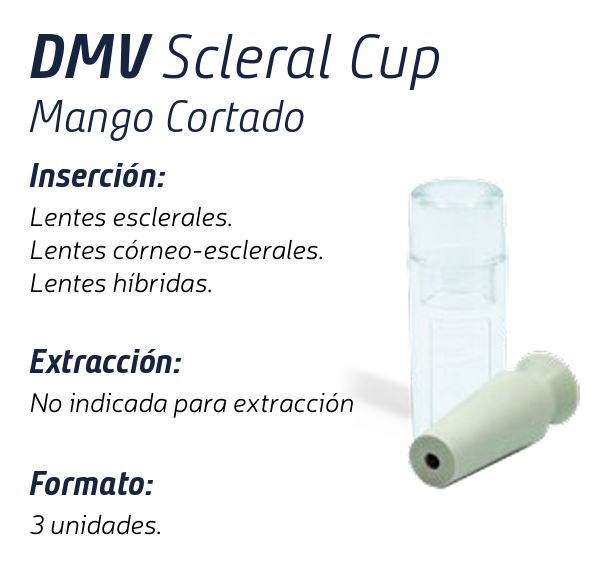 VENTOSA DMV ESCLERAL mango cortado  (BOLSA 3 UNDS) 
