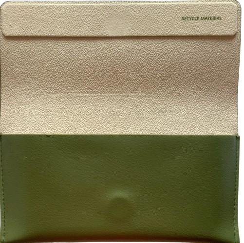 Funda de gafas piel verde