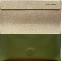 Funda de gafas piel verde