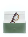Funda de Gafas Piel Verde