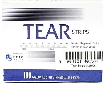 Test de Schirmer 100 Tiras  Lenticon