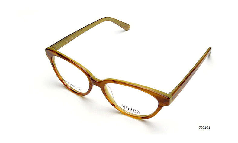 Montura  Acetato 7091 C1 54-16-39 (140) Marrón  Vicino