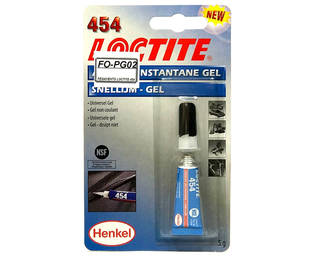 Pegamento Loctite 454