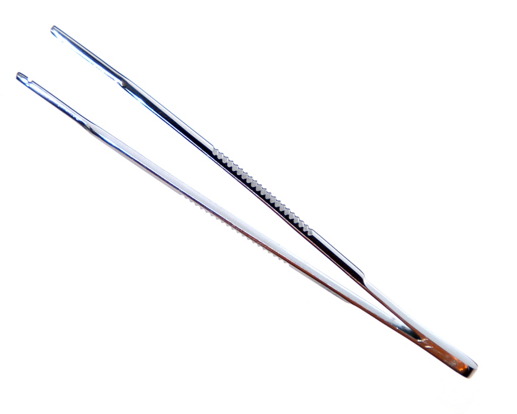 Pinza Acero Inoxidable con Muesca