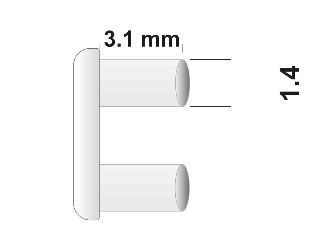 Taco Silhouette P:1.4 L:3.1  (40 Unid)