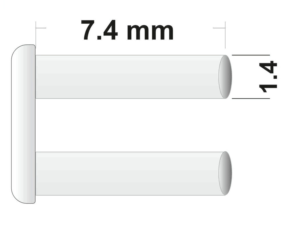 Taco Silhouette P:1.4 L:7.4  (25 Unid)