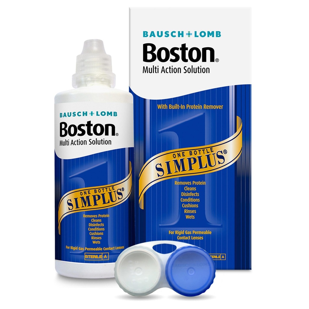 Oferta 3+2 Boston Simplus Solución Multi-Acción 120 ml  Bausch & Lomb.