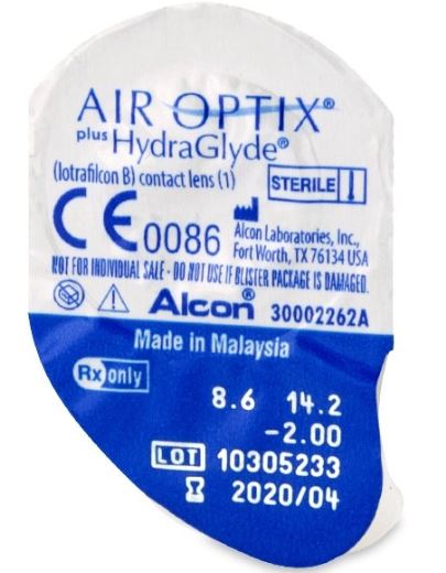 Air Optix Hydraglyde Blister