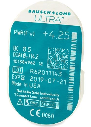 Ultra Blister Bausch & Lomb 