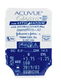 Acuvue Oasys Astigmatismo Blister Johnson & Johnson 
