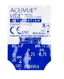 Acuvue Vita Astigmatismo Blister Johnson & Johnson  