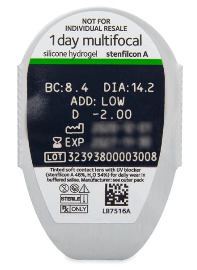 MyDay Multifocal Blister 5 PK Coopervision 