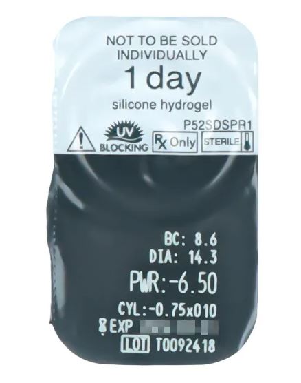 Clariti 1 Day Toric Blister 5 PK Coopervision
