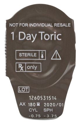 Biomedics 1 Day Extra Toric Blister 5 PK Coopervision  