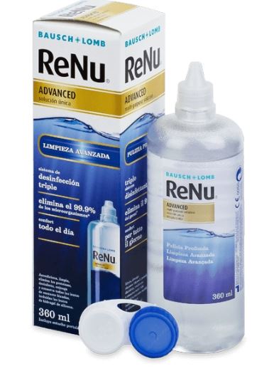 SUPER PROMO 5x1  Renu Advance  360 ml + Estuche  Bausch & Lomb. 