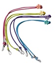 Cordon Elastico Infantil Flor 6 Uds 
