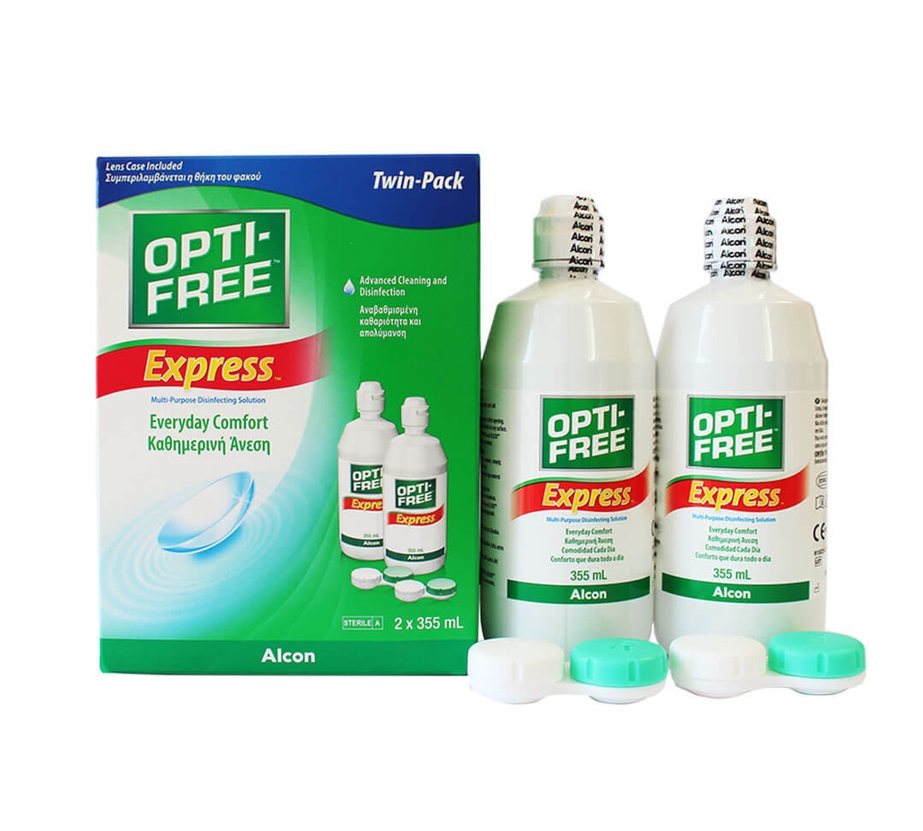 OFERTA Opti-Free Express Bipack 355 ml  Alcon 