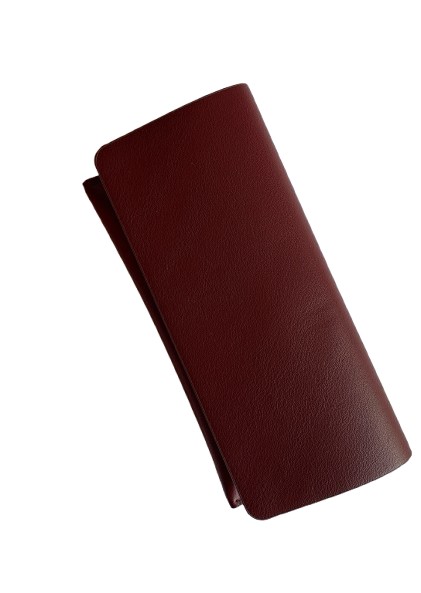 Funda de gafas piel Burdeos