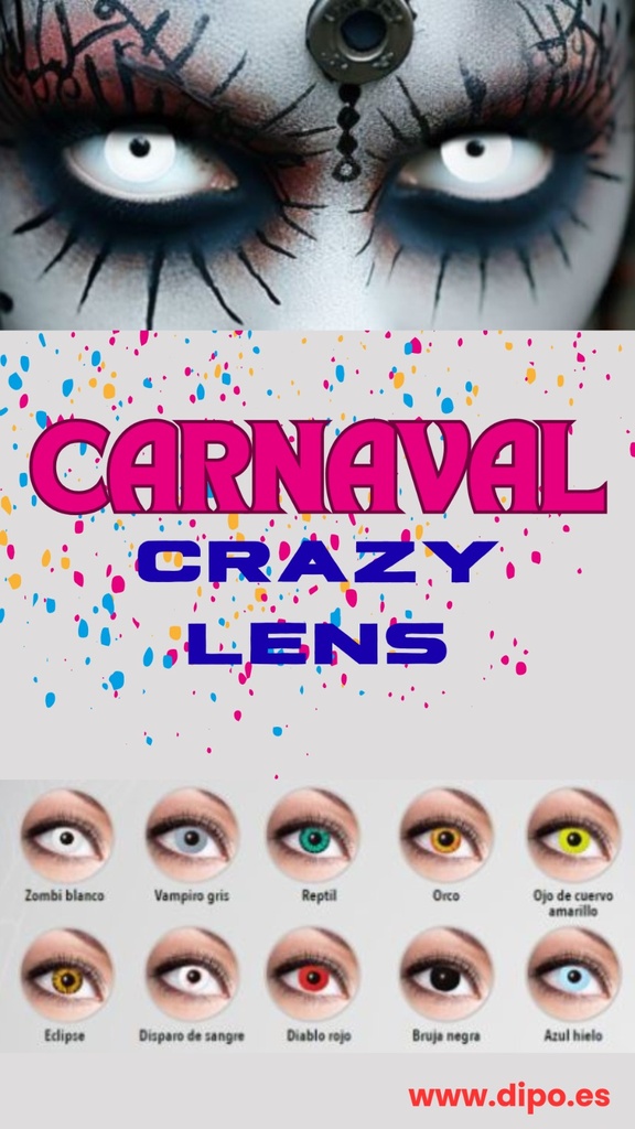 ***HALLOWEEN***Lentillas Crazy Fantasia 10 Uds .(Semanales)