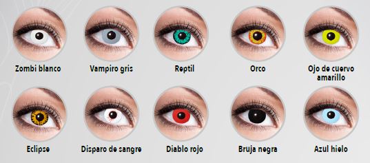 ***HALLOWEEN***Lentillas Crazy Fantasía Pack 5 Uds . Neutra. (Semanales) 