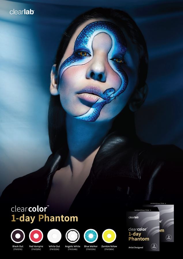 Clearcolor 1-Day Phantom Neutra Clearlab  PROMOCION HALLOWEEN (5+1)  