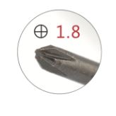 Recambio Destornillador cruz DE10 +1.8  