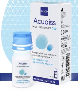 Acuaiss Wetting Drops OSD 0,2% HA 10 ml Disop