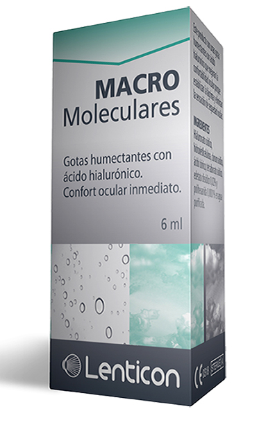 Humectante Macromolecular Gotas 6 ml  Lenticon