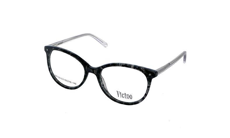 Montura 16B1020 Acetato C3 53-18-42 53 (140) Negro Gris  Vicino