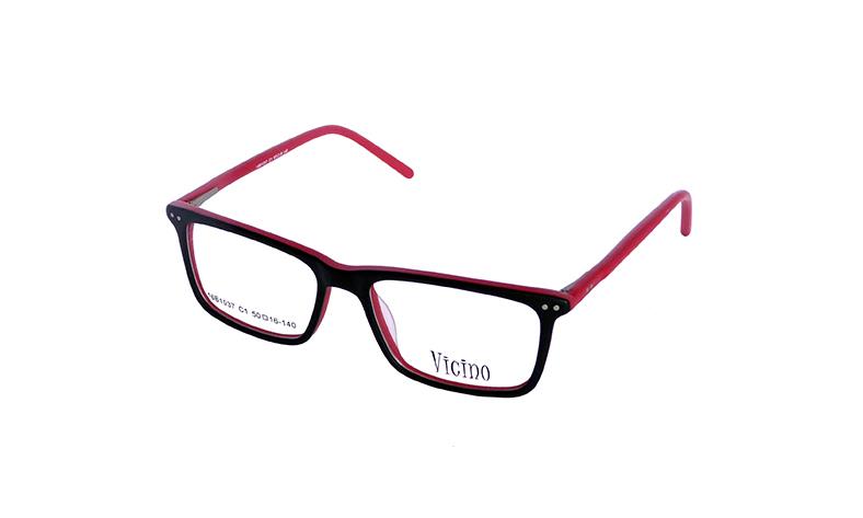 Montura 16B1037 Acetato C1 50-16-33 50 (140) Negro/Rojo  Vicino